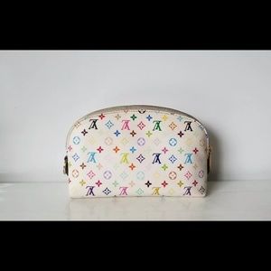 Authentic Louis Vuitton multicolor cosmetic case